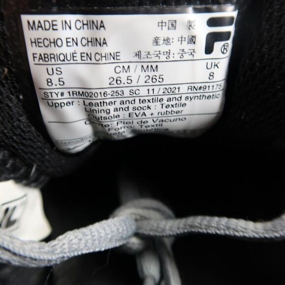 Fila Shoes Mens 8.5 Athletic Trainers Envizion Running Active Comfort Lace Up - Picture 13 of 14